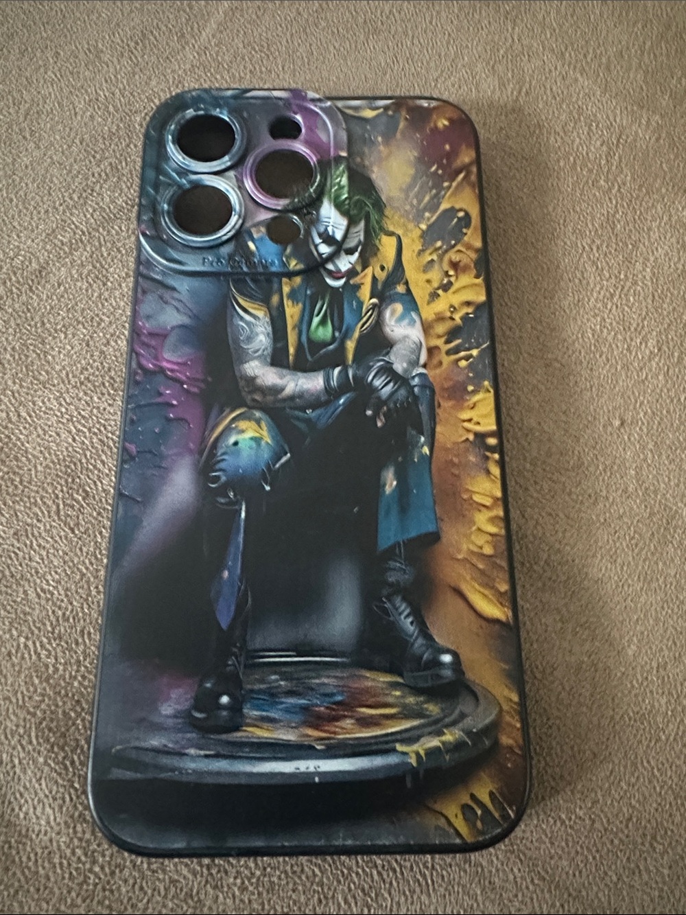 iPhone 15 Pro Max Horror collage Halloween siliconephone case. Brand new.